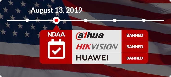 US Government Ban of Dahua, Hikvision, Huawei Takes Effect Now